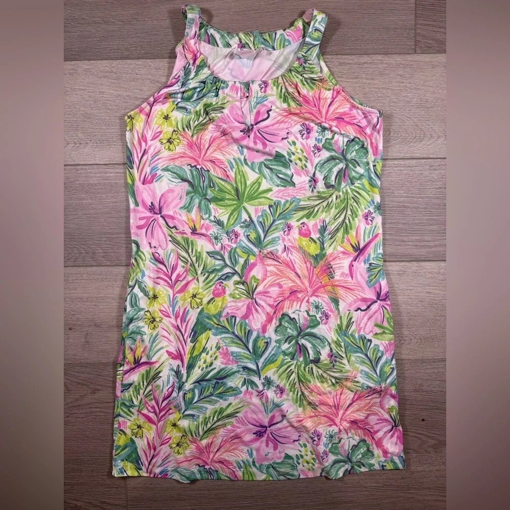 Stella Parker dress medium soft floral bright - Picture 1 of 3